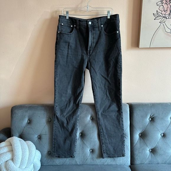Madewell perfect vintage jeans sz 30 gray (s4) - Picture 2 of 8